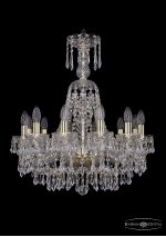 Люстра хрустальная Bohemia Ivele 1403/12/195/XL-65/G