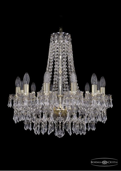 Люстра хрустальная Bohemia Ivele 1403/12/195/h-60/G