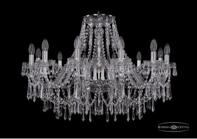 Люстра хрустальная Bohemia Ivele 1403/12/300/Ni