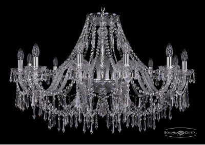 Люстра хрустальная Bohemia Ivele 1403/12/360/Ni Люстра хрустальная Bohemia Ivele 1403/12/360/Ni