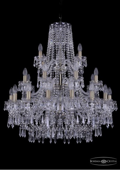 Большая Люстра хрустальная Bohemia Ivele 1403/16+8+4/300/3d/Pa Большая Люстра хрустальная Bohemia Ivele 1403/16+8+4/300/3d/Pa