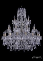 Большая Люстра хрустальная Bohemia Ivele 1403/16+8+4/300/3d/Pa