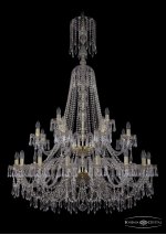 Люстра хрустальная Bohemia Ivele 1403/16+8+4/400/XL-163/2d/G