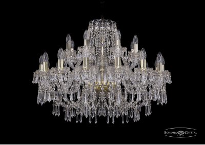 Люстра хрустальная Bohemia Ivele 1403/16+8/300/G