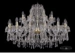 Люстра хрустальная Bohemia Ivele 1403/16+8/360/G