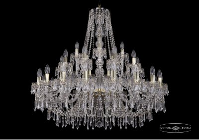 Большая Люстра хрустальная Bohemia Ivele 1403/20+10+5/360/G Большая Люстра хрустальная Bohemia Ivele 1403/20+10+5/360/G