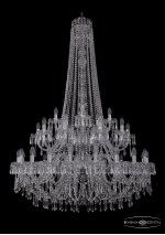 Люстра хрустальная Bohemia Ivele 1403/20+10+5/400/h-164/2d/Ni
