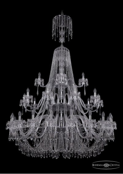 Люстра хрустальная Bohemia Ivele 1403/20+10+5/530/XL-203/3d/Ni Люстра хрустальная Bohemia Ivele 1403/20+10+5/530/XL-203/3d/Ni