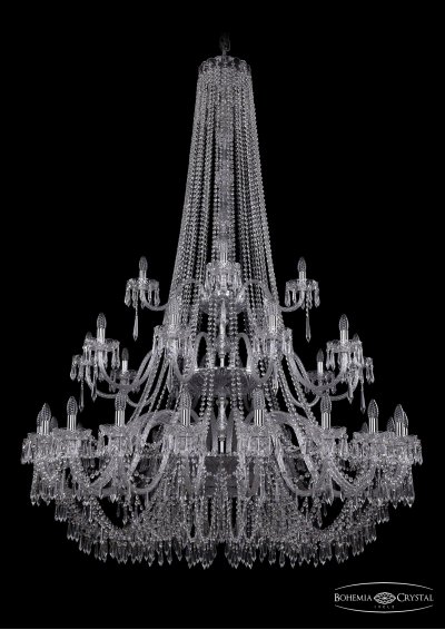 Люстра хрустальная Bohemia Ivele 1403/20+10+5/530/h-203/3d/Ni Люстра хрустальная Bohemia Ivele 1403/20+10+5/530/h-203/3d/Ni
