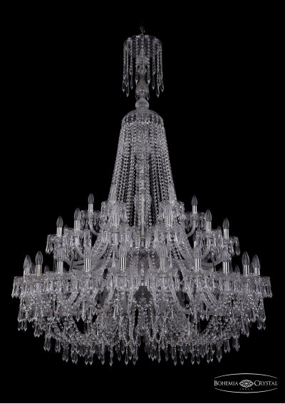 Люстра хрустальная Bohemia Ivele 1403/24+12+6/460/XL-177/2d/Ni