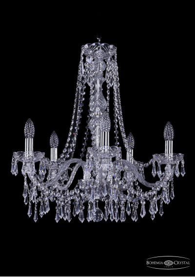 Люстра хрустальная Bohemia Ivele 1403/5/195/h-60/Ni