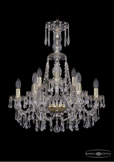 Люстра хрустальная Bohemia Ivele 1403/6+3/195/XL-65/G