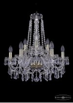 Люстра хрустальная Bohemia Ivele 1403/6+3/195/h-60/G