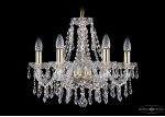 Люстра хрустальная Bohemia Ivele 1403/6/160/G