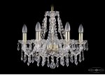 Люстра хрустальная Bohemia Ivele 1403/6/160/G