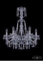 Люстра хрустальная Bohemia Ivele 1403/6/195/XL-65/Ni