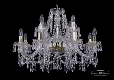 Люстра хрустальная Bohemia Ivele 1403/8+4/240/G Люстра хрустальная Bohemia Ivele 1403/8+4/240/G