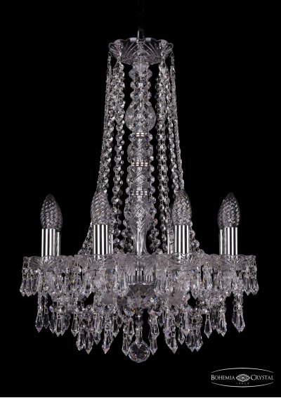 Люстра хрустальная Bohemia Ivele 1403/8/141/h-59/Ni