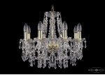 Люстра хрустальная Bohemia Ivele 1403/8/160/G