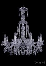 Люстра хрустальная Bohemia Ivele 1403/8/240/XL-75/Ni