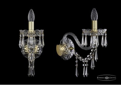 Светильник настенный бра Bohemia Ivele 1403B/1/195/XL/G