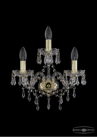 Светильник настенный бра Bohemia Ivele 1403B/2+1/141/G