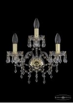 Светильник настенный бра Bohemia Ivele 1403B/2+1/160/G