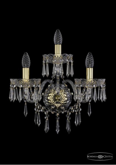 Светильник настенный бра Bohemia Ivele 1403B/2+1/160/XL/G
