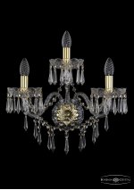 Светильник настенный бра Bohemia Ivele 1403B/2+1/195/XL/G