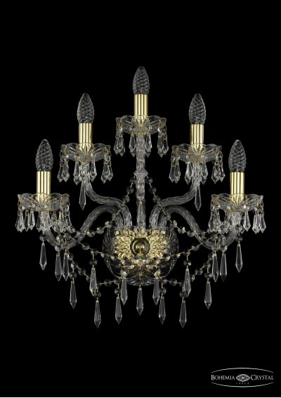 Светильник настенный бра Bohemia Ivele 1403B/2+2+1/195/XL/G