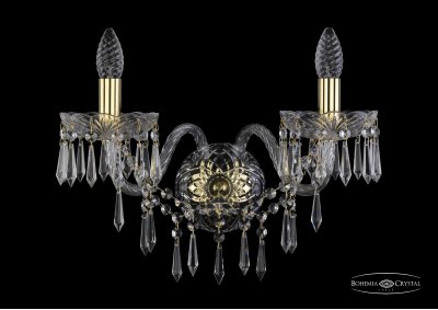 Светильник настенный бра Bohemia Ivele 1403B/2/195/XL/G