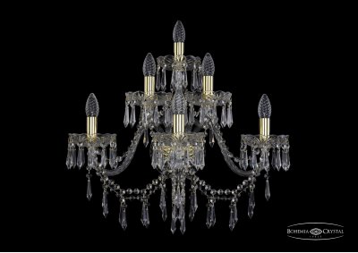 Светильник настенный бра Bohemia Ivele 1403B/3+2+1/240/XL/G