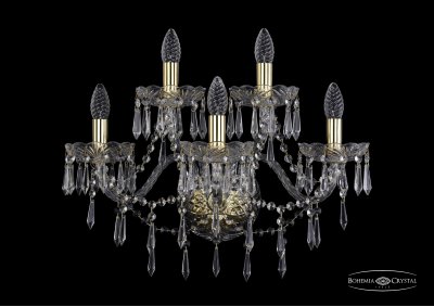 Светильник настенный бра Bohemia Ivele 1403B/3+2/195/XL/G