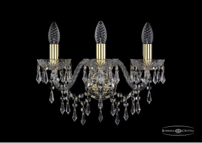 Светильник настенный бра Bohemia Ivele 1403B/3/160/G