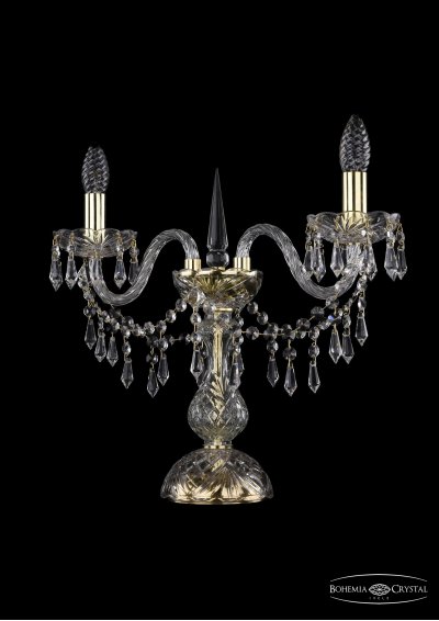 Настольная лампа Bohemia Ivele 1403L/2/141-39/G