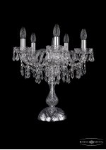 Настольная лампа Bohemia Ivele 1403L/5/141-47/Ni