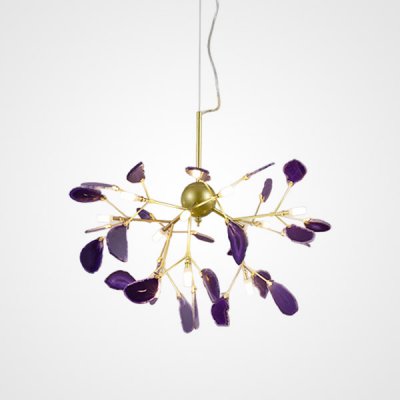 Подвесная люстра AGATE L12 Violet ImperiumLoft 140498-26