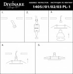 Светильник потолочный Divinare 1405/01 PL-1 GIANETTA