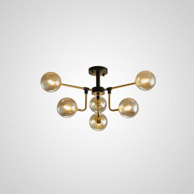 Подвесная люстра AGIRA D77 Amber ImperiumLoft 140504-26