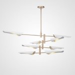 Подвесная люстра BEAM 8 Белый ImperiumLoft 140559-26