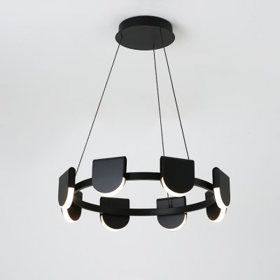 Подвесная люстра CANTO 8 D59 Black ImperiumLoft 140594-26