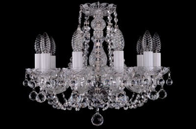 Люстра хрустальная Bohemia Ivele 1406/10/141/Ni/Balls