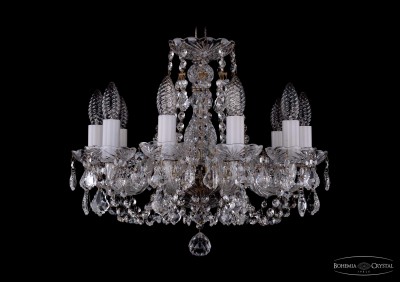 Люстра хрустальная Bohemia Ivele 1406/10/141/Pa/Leafs