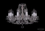 Люстра хрустальная Bohemia Ivele 1406/10/160/Ni/Balls