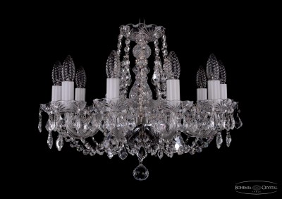 Люстра хрустальная Bohemia Ivele 1406/10/160/Ni/Leafs