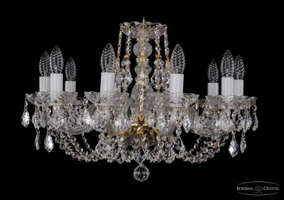 Люстра хрустальная Bohemia Ivele 1406/10/195/G/Leafs