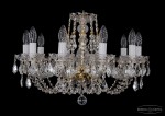 Люстра хрустальная Bohemia Ivele 1406/10/195/G/Leafs