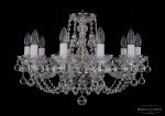 Люстра хрустальная Bohemia Ivele 1406/10/195/Ni/Balls