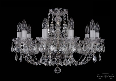 Люстра хрустальная Bohemia Ivele 1406/10/195/Ni/Leafs