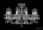 Люстра хрустальная Bohemia Ivele 1406/10/195/Pa/Leafs